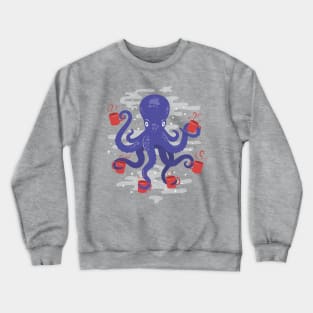 Coffee Octopus Crewneck Sweatshirt